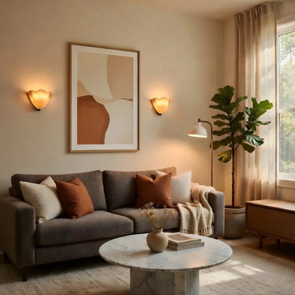 Lampe Murale Interieur - Verre Ondoyé
