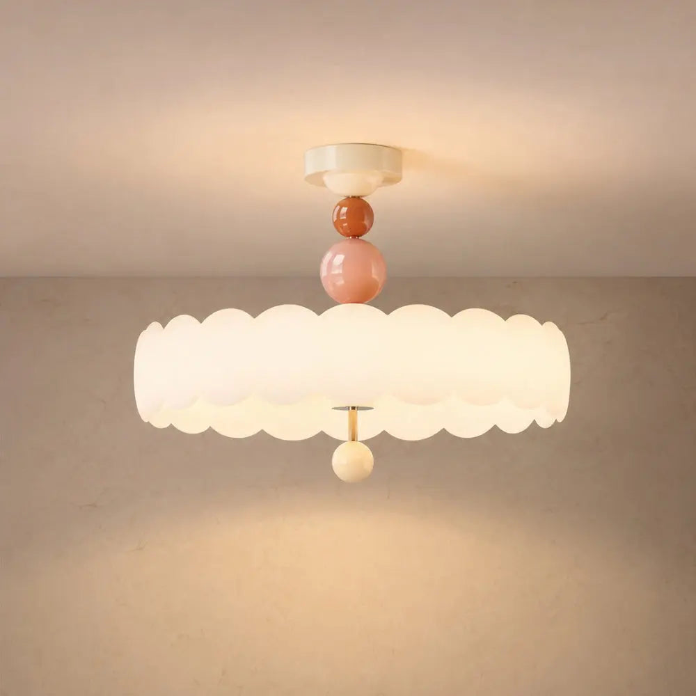 Lampe Plafonnier LED - Nuage Crème Doux