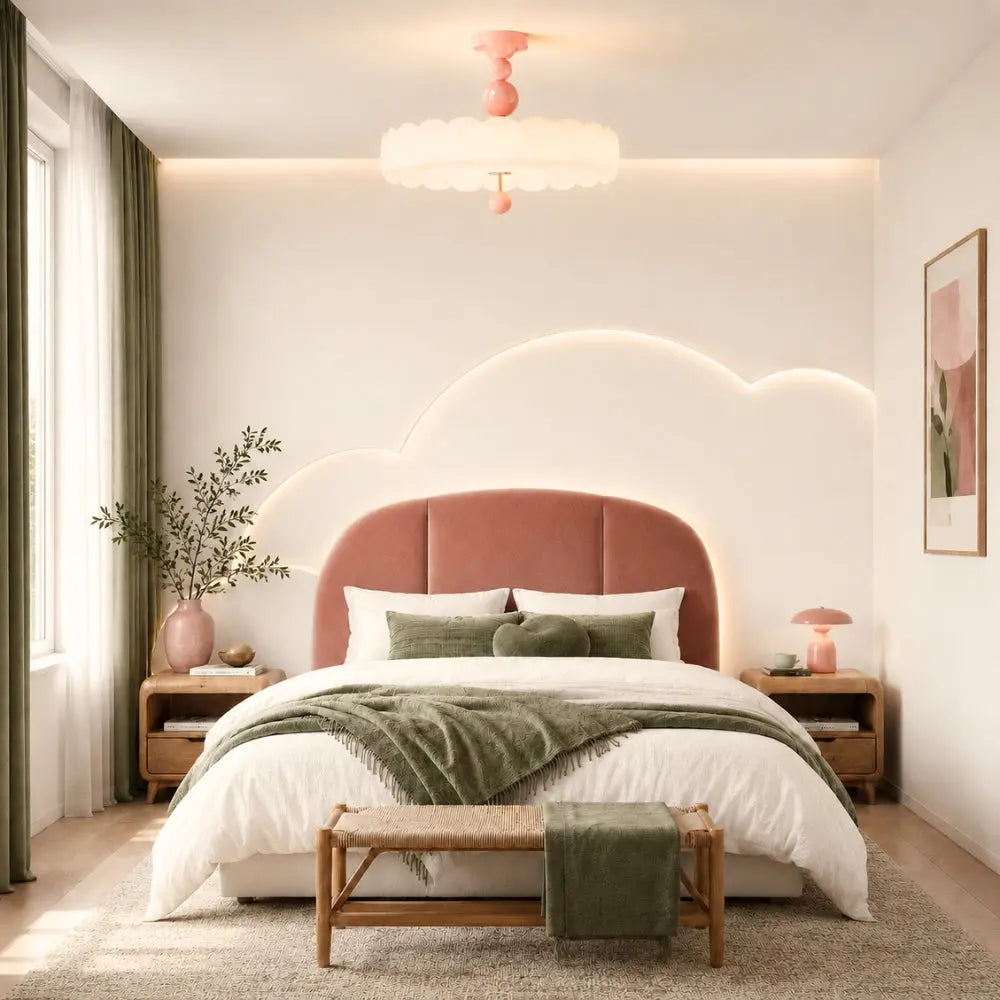 Lampe Plafonnier LED - Nuage Crème Doux