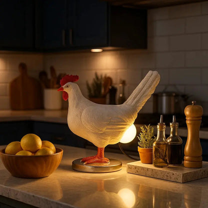 Lampe Poule - Lumière Cocotte