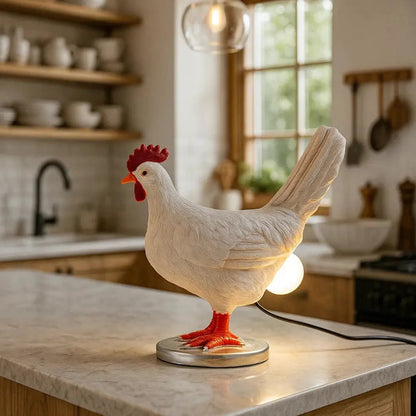 Lampe Poule - Lumière Cocotte