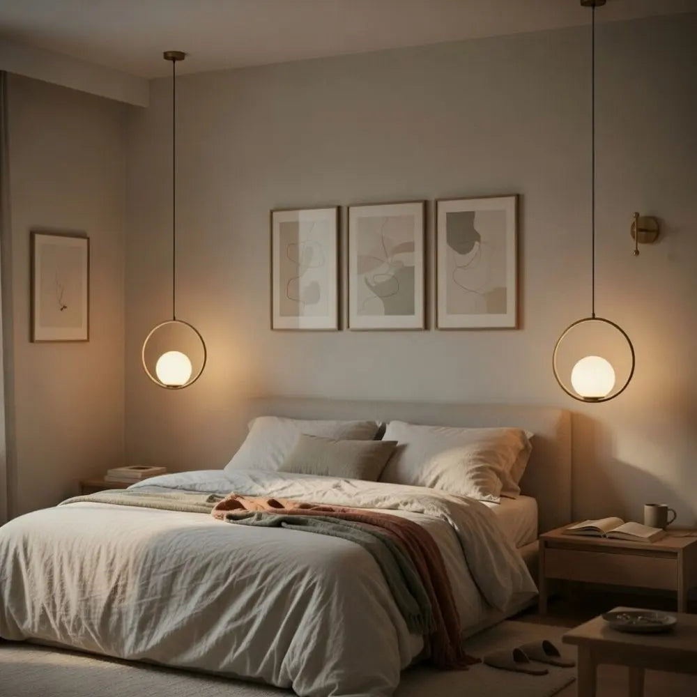 Lampe Suspension - Orbes Graphiques Épure