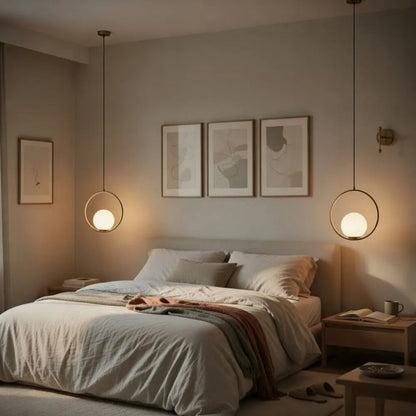 Lampe Suspension - Orbes Graphiques Épure