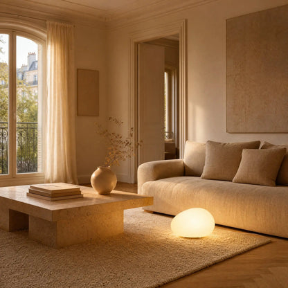 Lampe à Poser - Galet de Lumière Douce
