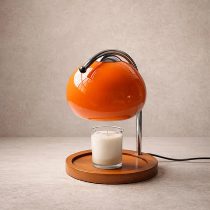 Lampe de Chevet Japandi - Verre et Bois