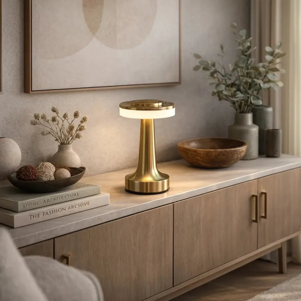 Lampe de Table LED Tactile - Anneau Halo