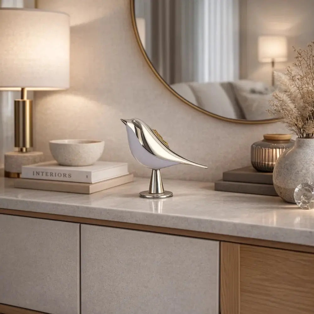 Lampe de Table Sans Fil Rechargeable - Oiseau Sculptural Nomade