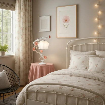Lampe de Table - Charme Floral