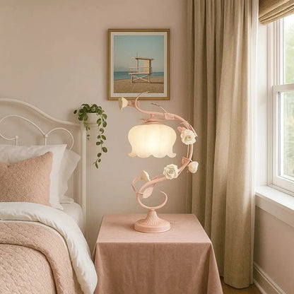 Lampe de Table - Charme Floral