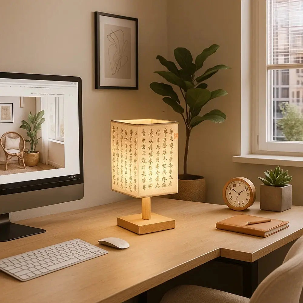 Lampe japonaise - Éclat Zen
