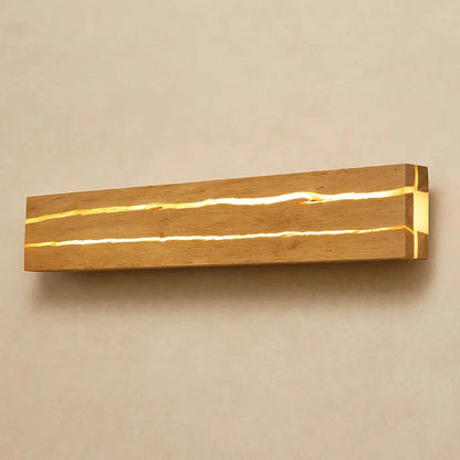 Applique Murale en Bois - Essence Lumineuse