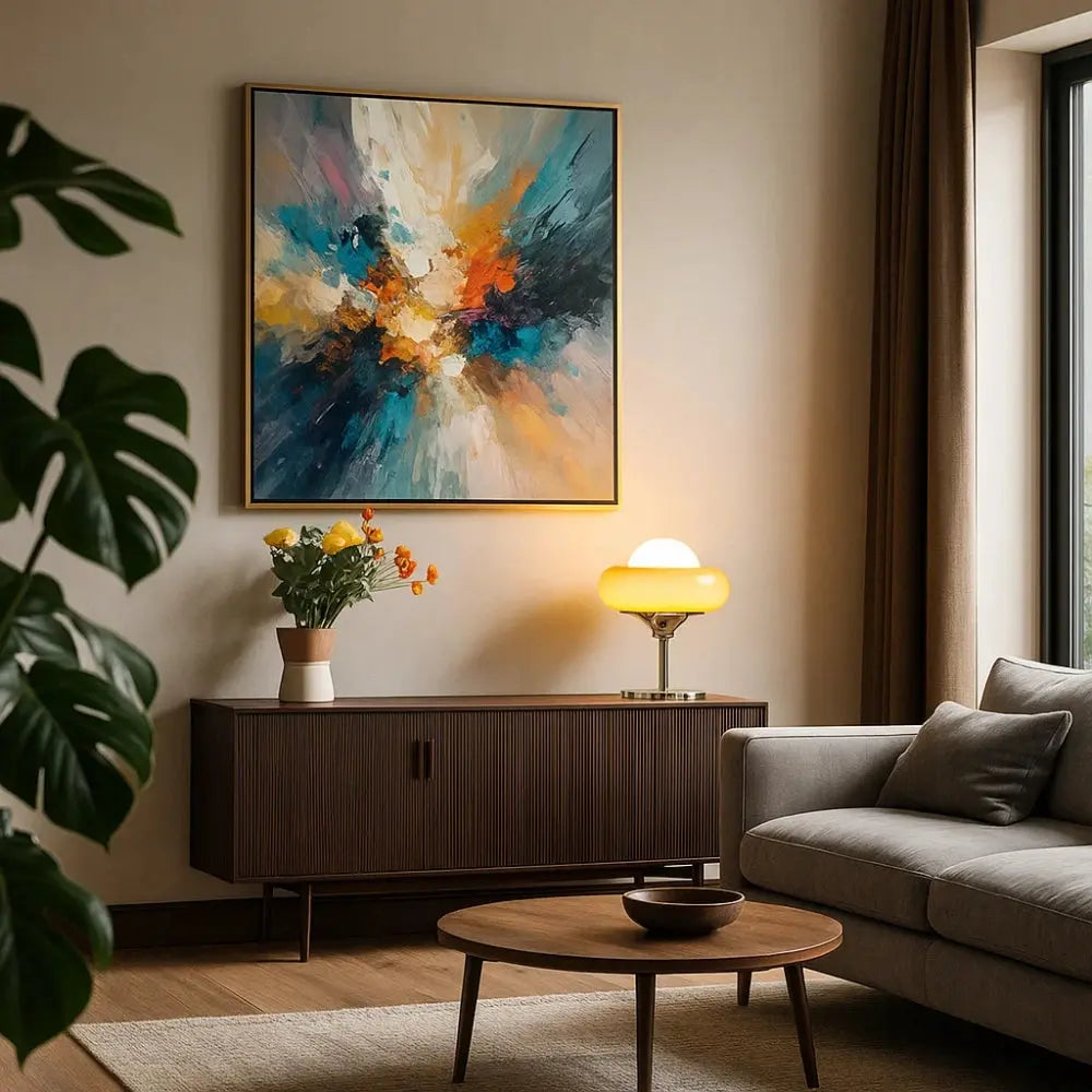 Lampe De Table Vintage - Couleurs Bauhaus Ludiques
