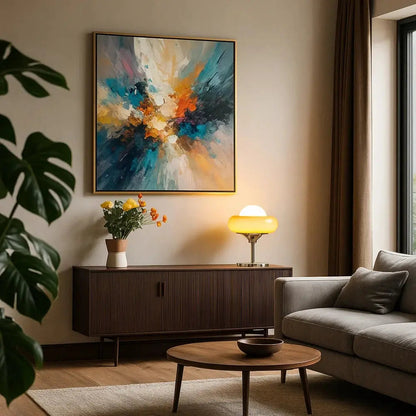 Lampe De Table Vintage - Couleurs Bauhaus Ludiques