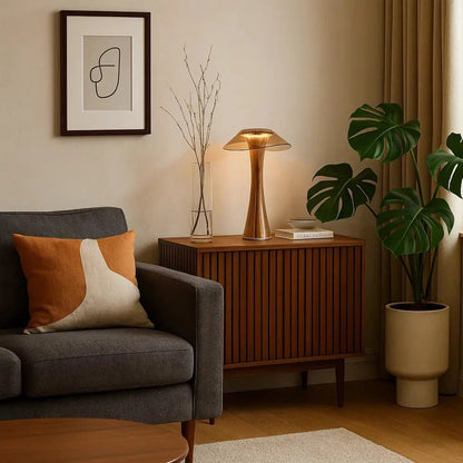 Lampe De Table Led - Cristal Sans Fil Étincelant