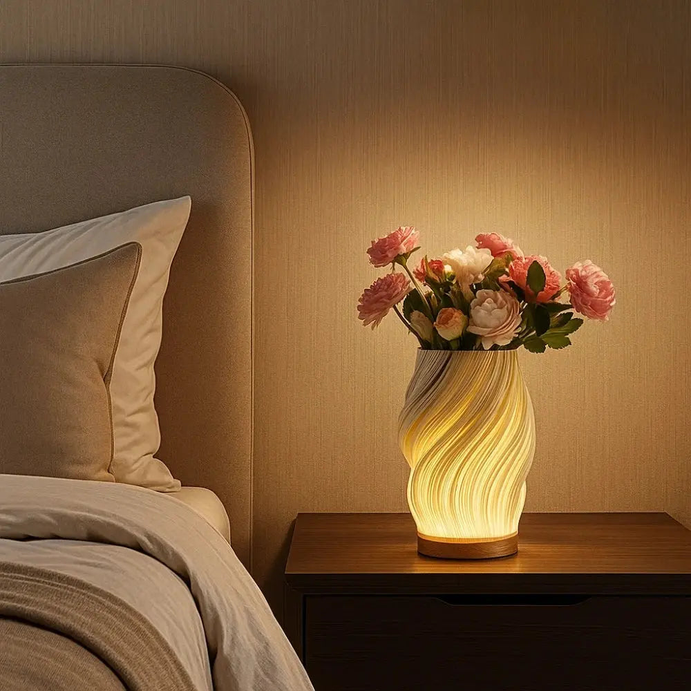 Lampes De Table - Vague Sculpturale Lumineuse