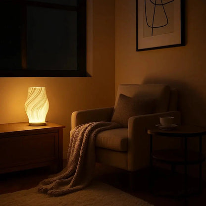 Lampes De Table - Vague Sculpturale Lumineuse