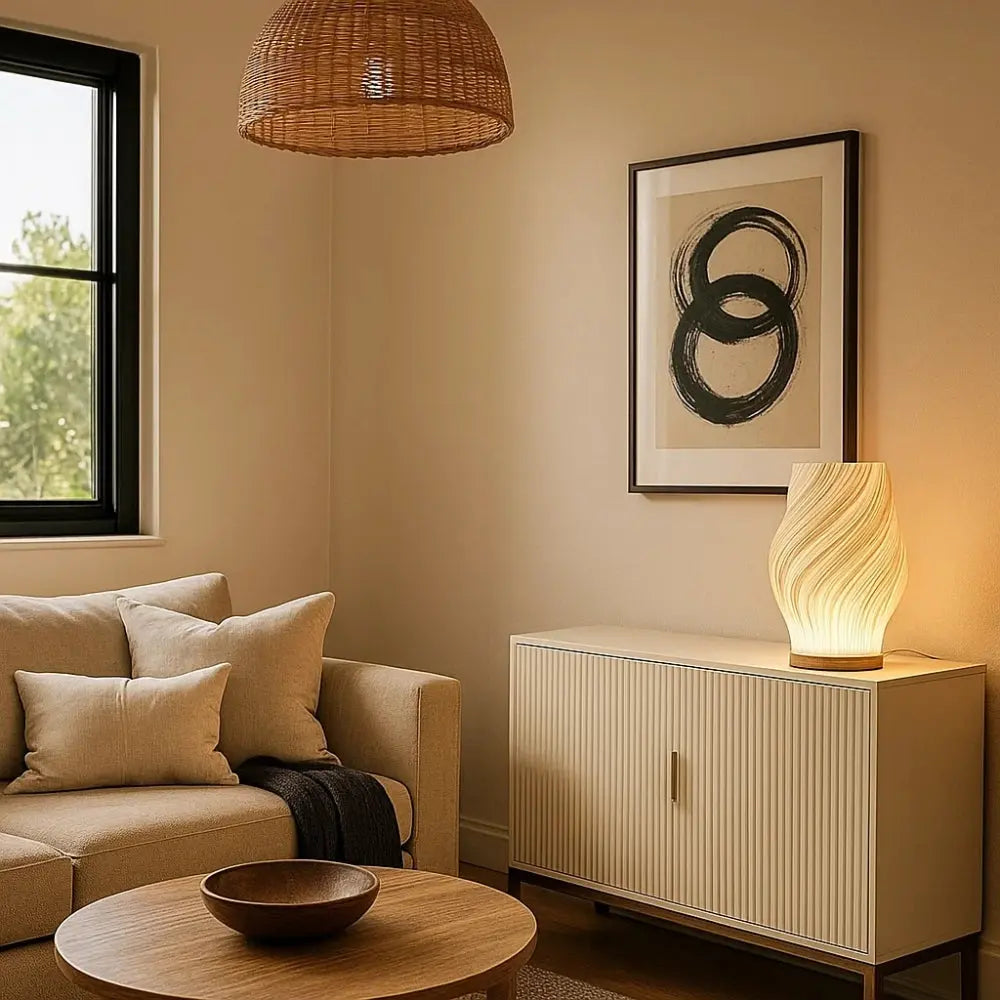 Lampes De Table - Vague Sculpturale Lumineuse