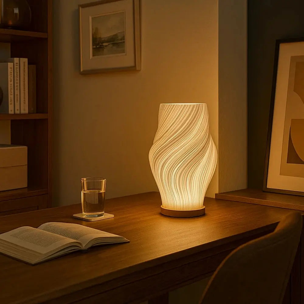 Lampes De Table - Vague Sculpturale Lumineuse