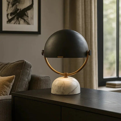 Lampe De Chevet Moderne - Sculpture Marbre Apaisante