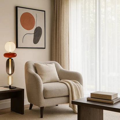 Lampe sur Pied - Style Contemporain