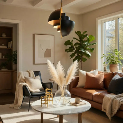 Lampes Suspensions - Dôme Pivotant Doré