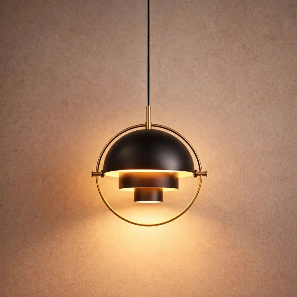 Lampes Suspensions - Dôme Pivotant Doré