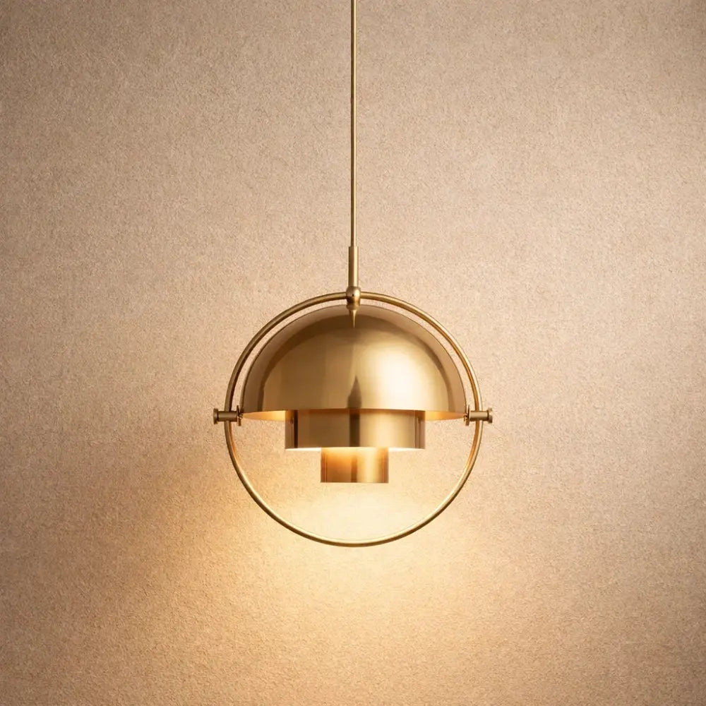 Lampes Suspensions - Dôme Pivotant Doré