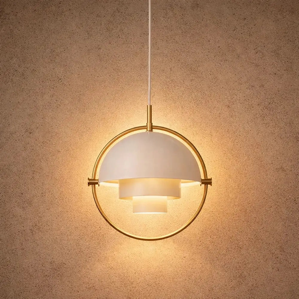 Lampes Suspensions - Dôme Pivotant Doré