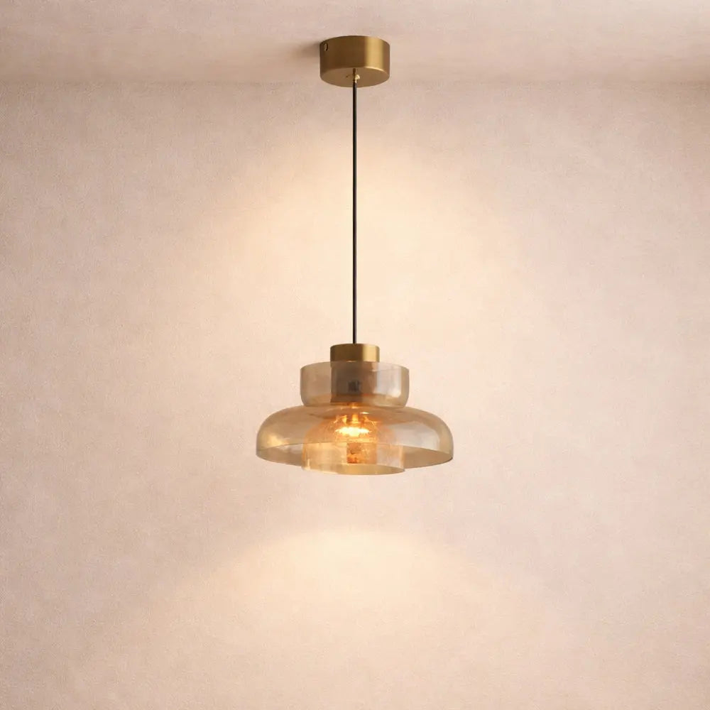 Lampes Suspensions - Verre Fissuré Lueur