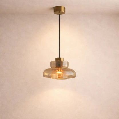 Lampes Suspensions - Verre Fissuré Lueur