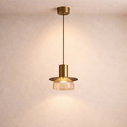 Lampes Suspensions - Verre Fissuré Lueur