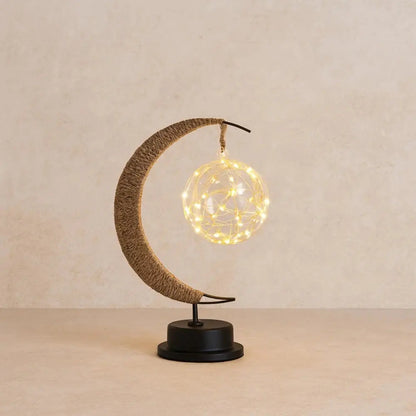Lampes de Chevet - Lune de Verre Enchantée