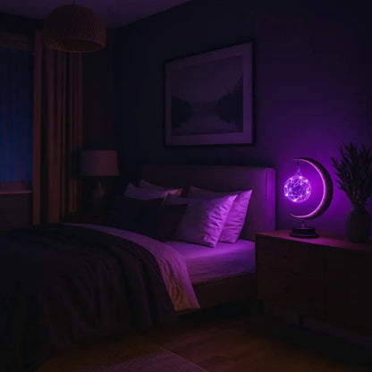Lampes de Chevet - Lune de Verre Enchantée