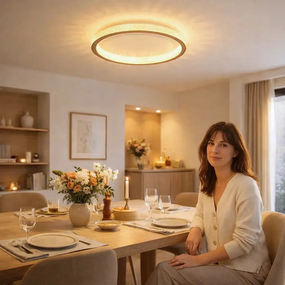 Led Plafond - Halo Solaire Luxueux