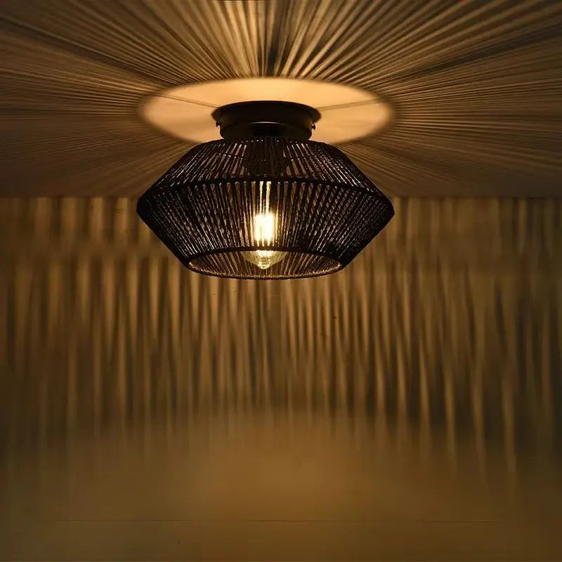 Led Plafonnier - Tissage Bohème Lumineux