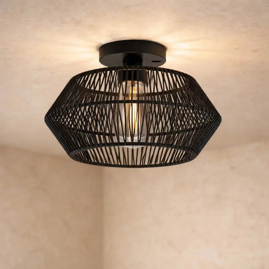 Led Plafonnier - Tissage Bohème Lumineux