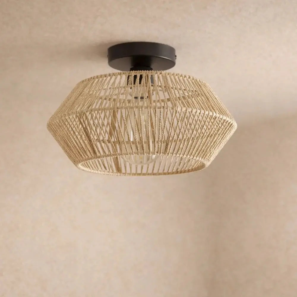 Led Plafonnier - Tissage Bohème Lumineux
