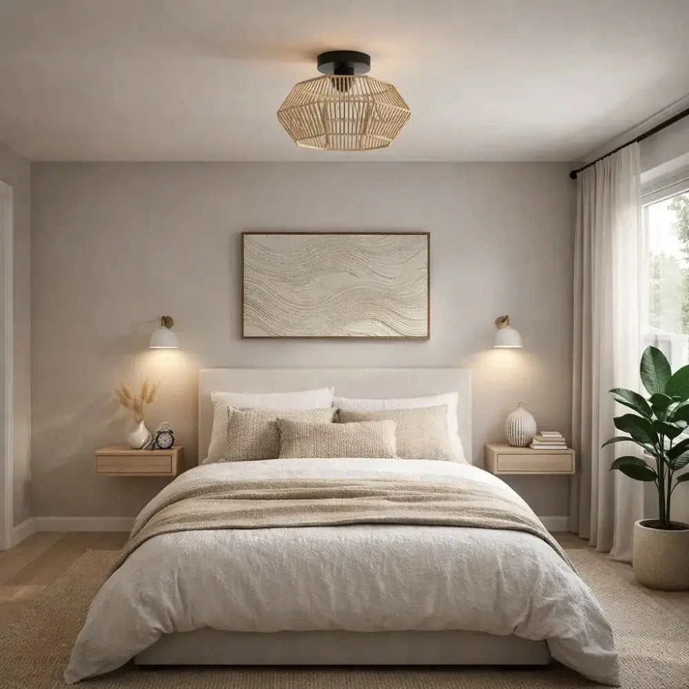 Led Plafonnier - Tissage Bohème Lumineux