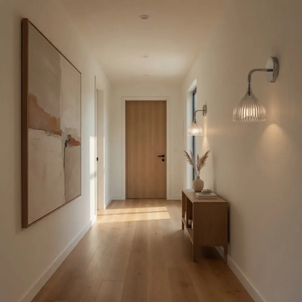 Lumière Applique Murale - Voile Crème Italien