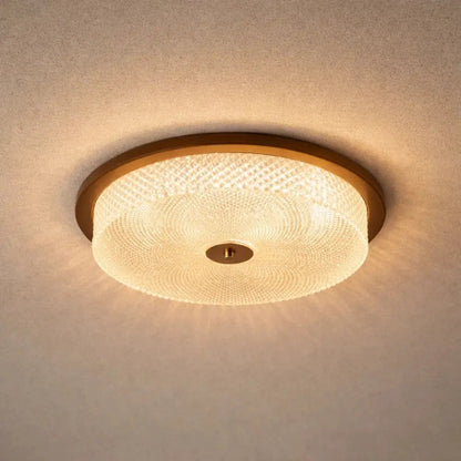 Luminaire Led Plafond - Cristal Noyer Hérité