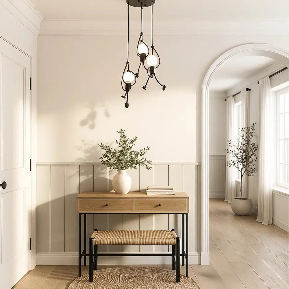 Luminaire Suspension Design - Bonhomme Suspendu