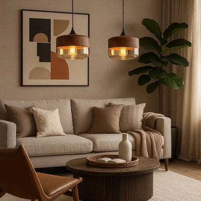 Luminaire Suspension Design - Éclat Apaisant
