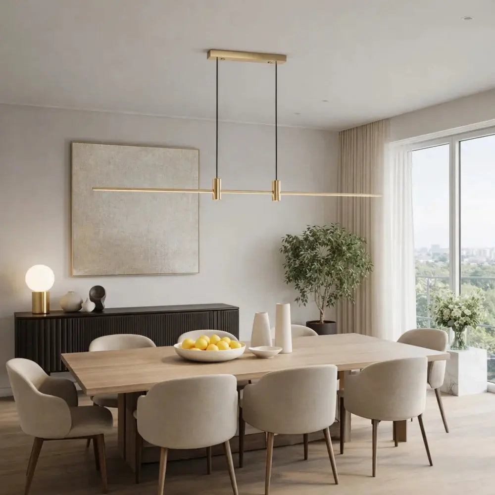 Luminaire pour salle à manger - Halo Suspendu Chic