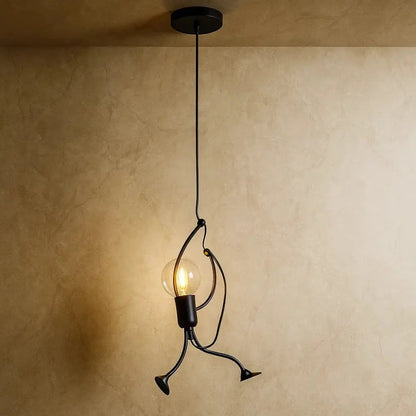 Luminaire Suspension Design - Bonhomme Suspendu