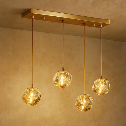 Suspension Luminaire Design - Halo Acrylique Raffiné