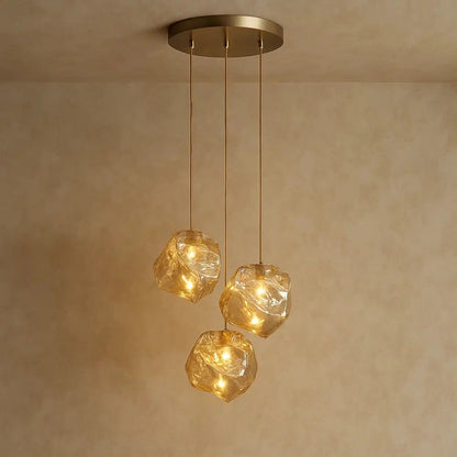 Suspension Luminaire Design - Halo Acrylique Raffiné