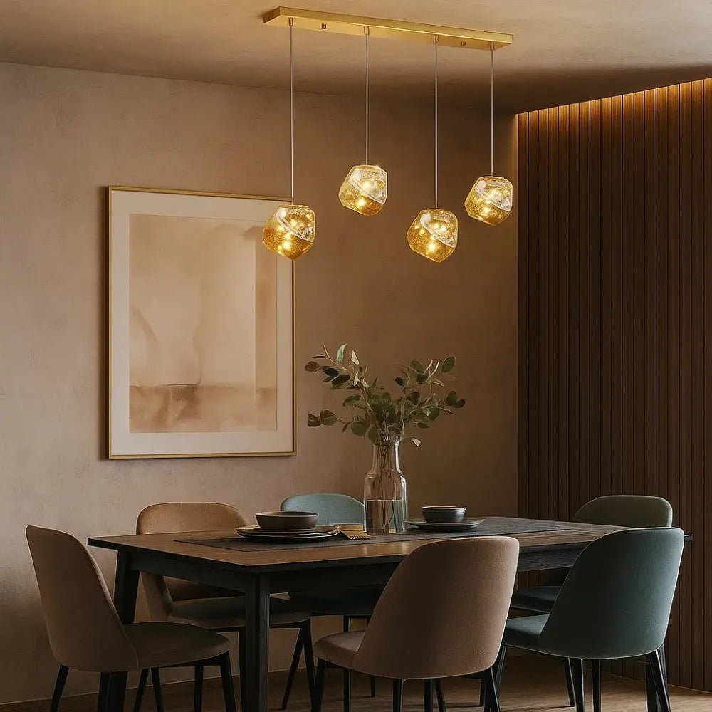 Suspension Luminaire Design - Halo Acrylique Raffiné