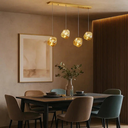 Suspension Luminaire Design - Halo Acrylique Raffiné