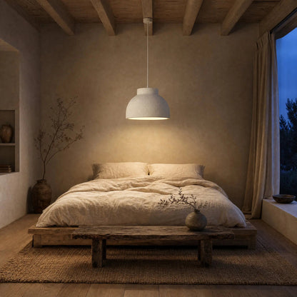 Lustre Chambre - Bol Lunaire Wabi-Sabi