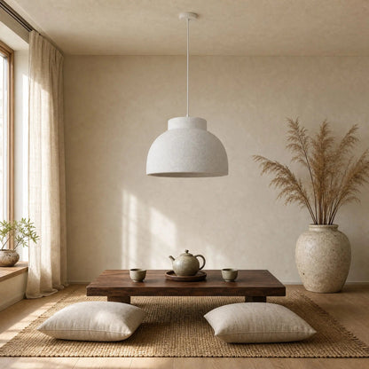 Lustre Chambre - Bol Lunaire Wabi-Sabi